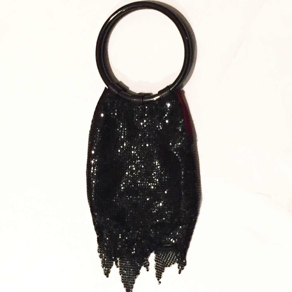 WHITING & DAVIS Metal Mesh Bracelet Bag